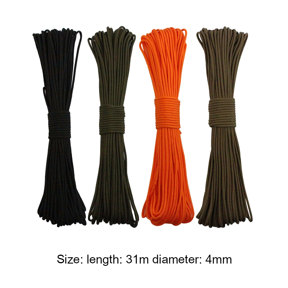 

31m/roll Multifunctional Paracord Survival Parachute Cord Camping 7 Strand Core Outdoor Portable Outdoor Elements