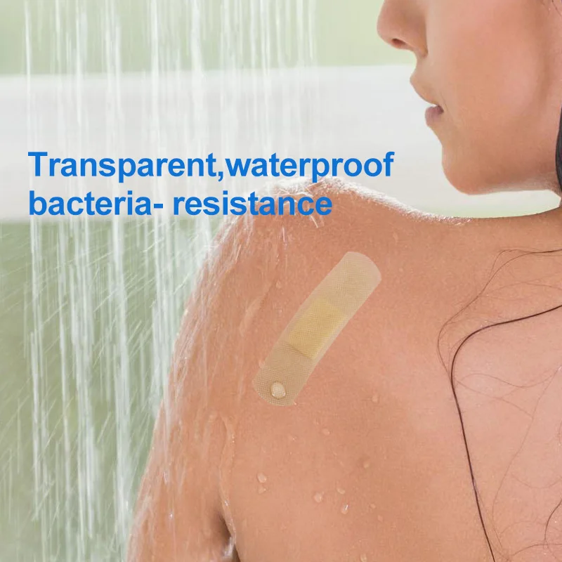 Водонепроницаемый пластырь Cofoe 100 шт. эластичная Антибактериальная лента