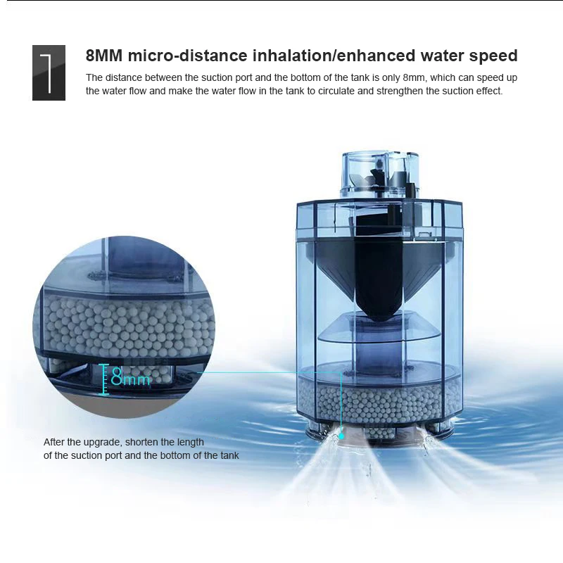 Aquarium Fish tank pneumatic suction toilet fish water fairy filter oxygenated five in one aquarium | Дом и сад