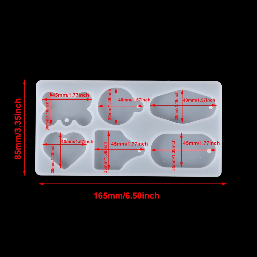 Бирки-подвески сделай сам из прозрачного силикона форма для эпоксидная смола