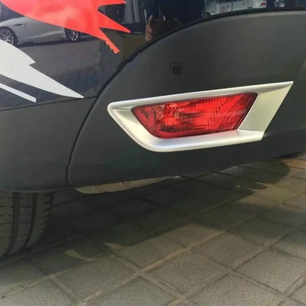 Хромированная задняя противотуманная фара из АБС-пластика наклейка на крышку