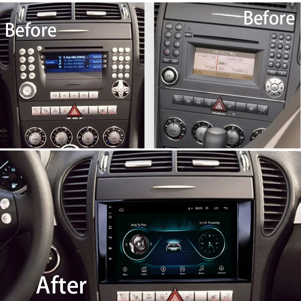 Автомобильный мультимедийный плеер стерео радио навигация NAVI Android экран монитор