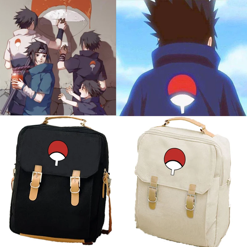 Сумка через плечо в стиле аниме рюкзак для любителей группы Uchiha новинка Лидер