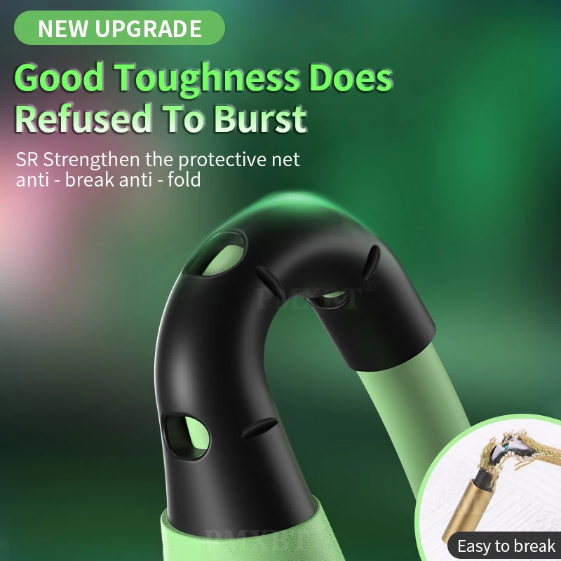 USB кабель типа C мягкий шнур из ПВХ для быстрой зарядки Huawei P40 P30 Samsung Xiaomi зарядное