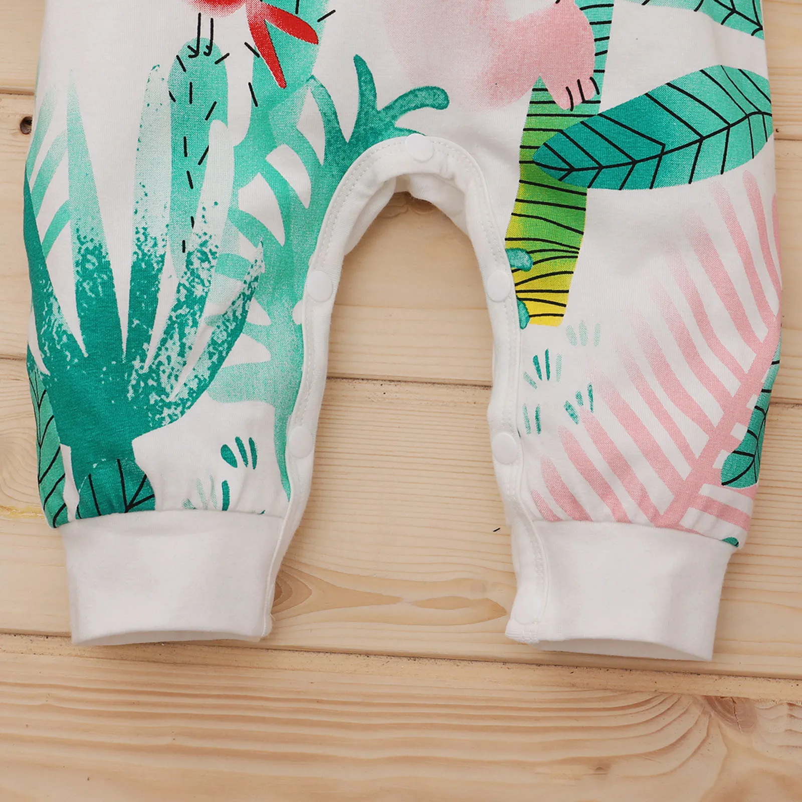 

Baby Romper Infant Baby Boys Girls Cartoon Floral Bear Print Romper Long Sleeve Jumpsuit Baby Clothes 3M-18M Baby Romper 2021