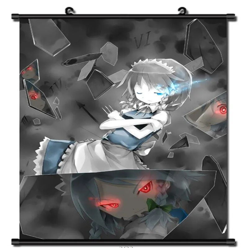 Японская декоративная картина аниме проект TouHou воплощение алого Изая Сакуя