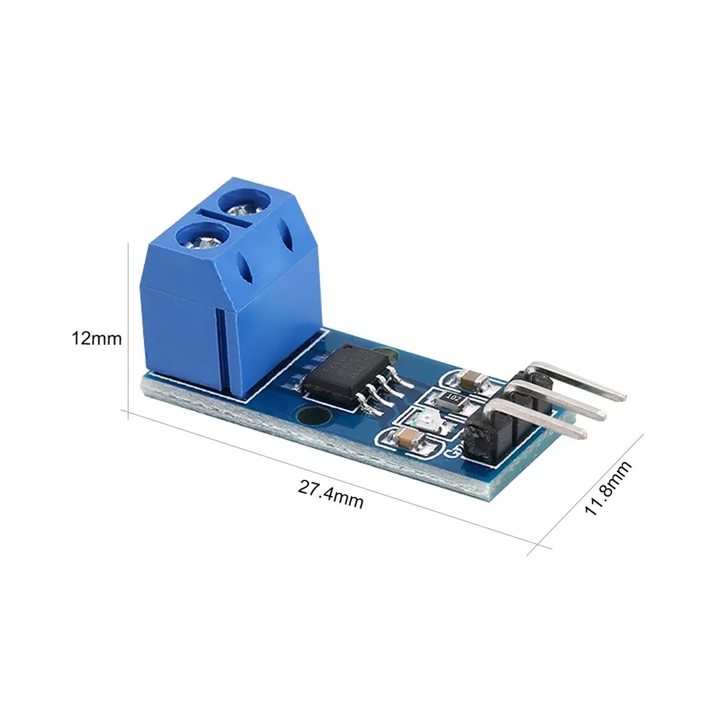 

Hall Current Sensor Module 5A 20A 30A for Pin 5V Power Indicator Electronic PCB Board DIY Hall Effect l ACS712