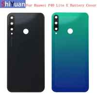 battery case cover rear door housing back case for huawei p40 lite e battery cover camera frame lens with logo