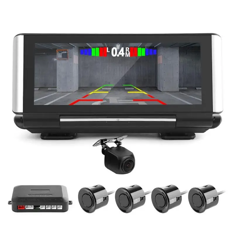 Phisung W09 + Автомобильная dvr камера с парковочным реверсивным радаром двойным