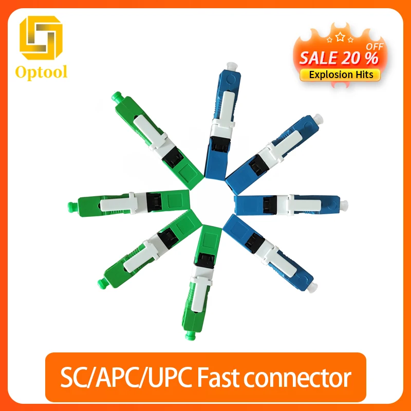 

Адаптер FTTH SC UPC для быстрой подключения, оптоволоконный адаптер для быстрой подключения SC APC UPC