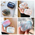 Чехол для наушников Apple Airpods Pro, силиконовый чехол с мраморным рисунком для Apple Air Pods Pro 3, зарядная коробка для наушников