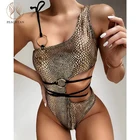 Купальник-монокини со змеиным принтом, 2021 шт.