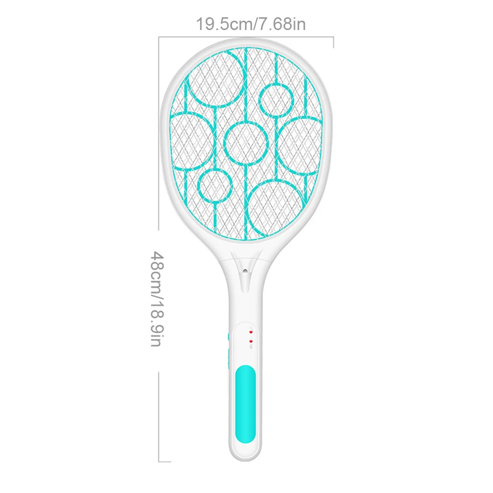 

Household LED Electric Mosquito Killer Safety Net Fly Catcher Photocatalyst With Light For Zap Flying Insects Mosquito Swatter