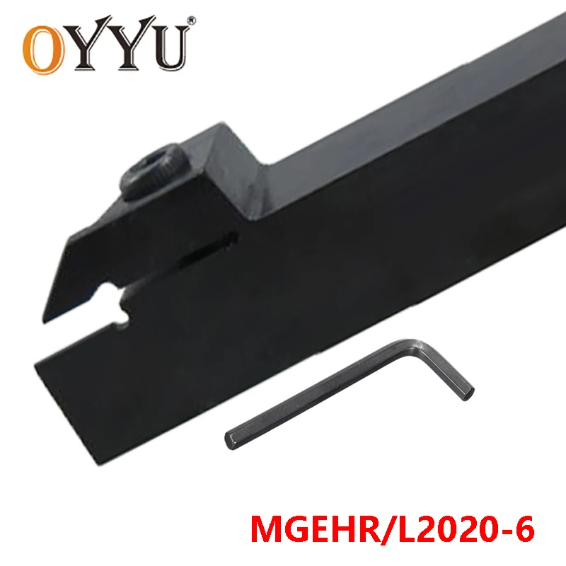 

OYYU MGEHR2020-6 MGEHL2020-6 External Lathe Tool Holder Slotting Turning Arbor CNC Cutter Shank use MGMN600 Carbide Inserts