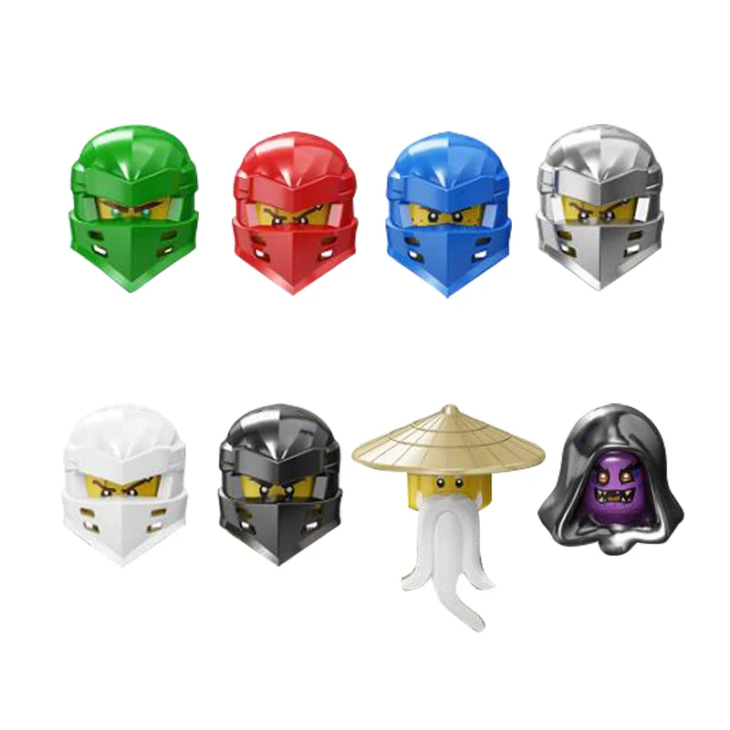 8 шт./лот мини ниндзя призрак зло игрушки куклы фигурки героев С Катаной