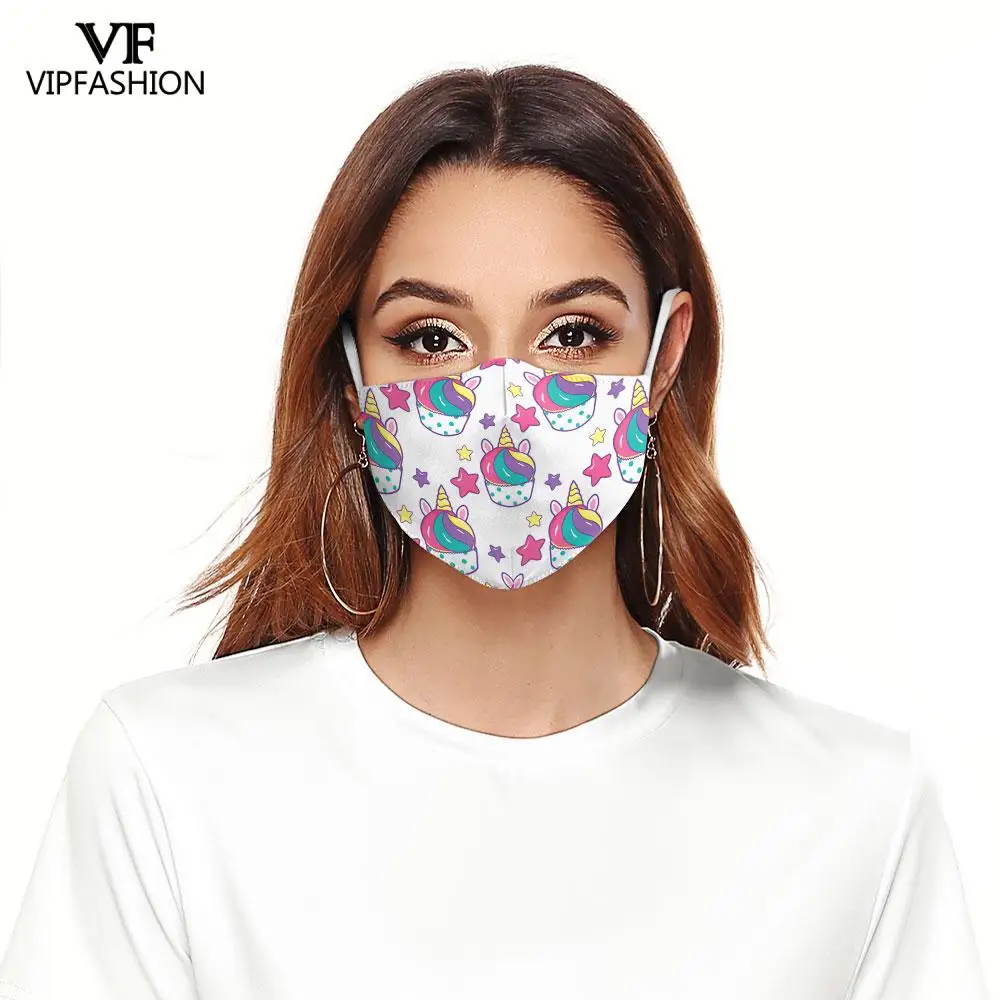 VIP Модные Взрослых розового цвета в виде мультяшного единорога набивные ткани