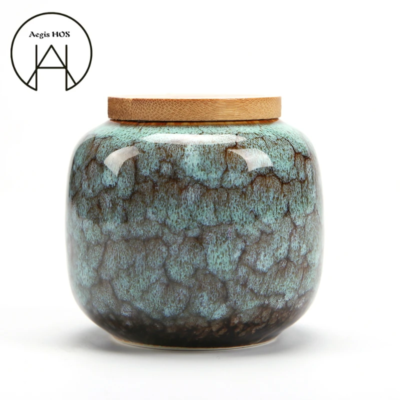 Небольшая труба чайный горшок Пробуждение керамическая бутылка для хранения