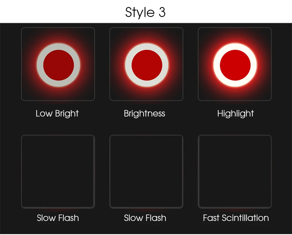 Перезаряжаемый велосипедный задний светильник умный автомобильный стоп датчик
