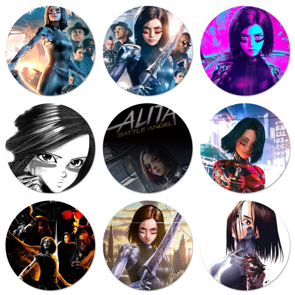 

Магнитная открывалка для бутылок Alita Battle Angel для холодильника пива, колы Sue, открывалка для бутылок 58 мм