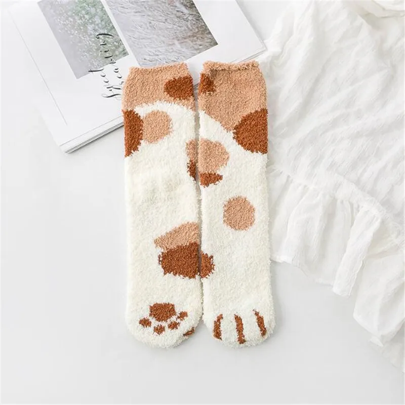 Модные красивые хлопковые носки Kawaii короткие носки до лодыжки с когтями кошки Китти для женщин и девочек; сезон весна-лето; женские носки с забавными персонажами из мультфильмов - Цвет: 5