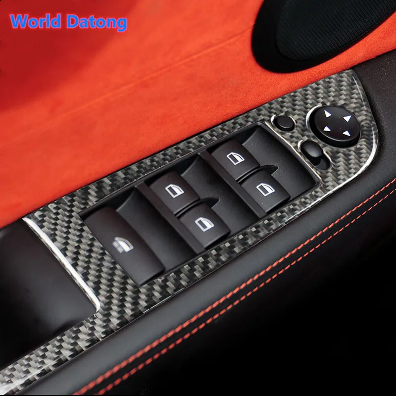 Really Carbon Fiber Black Interior Decroation Cover Trims For BMW Z4 E89 2009-2015 Pure black accessories | Автомобили и
