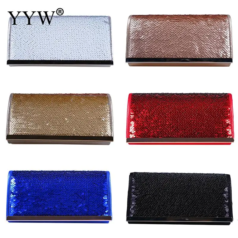 Сумка-конверт с блестками для женщин модный длинный клатч 2019 кошельки вечерние