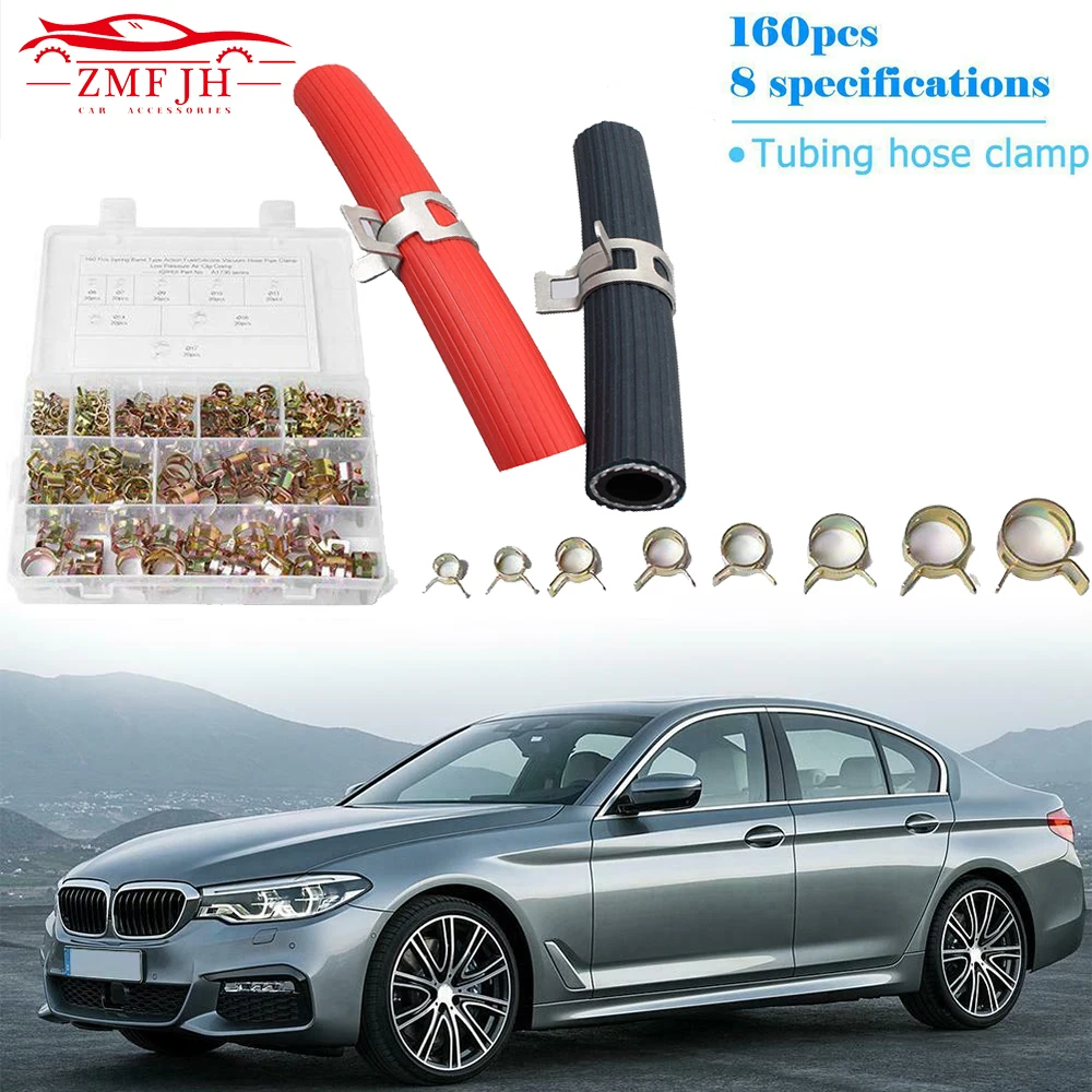 160 шт./упак. 6 17 мм резинка пружинка 8 размеров розничный Тип топливный вакуумный