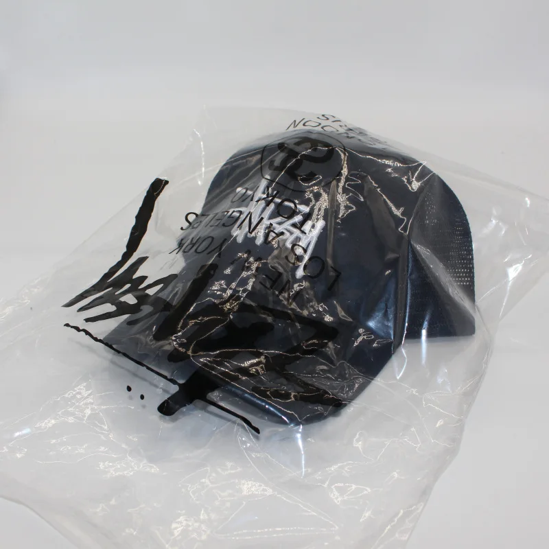 

3D Embroidered Ventilation Net Hat Men's and Women's Tide Duck Tongue Hat Adjustable Bend Edge Sun Visor Hat Size Style Material