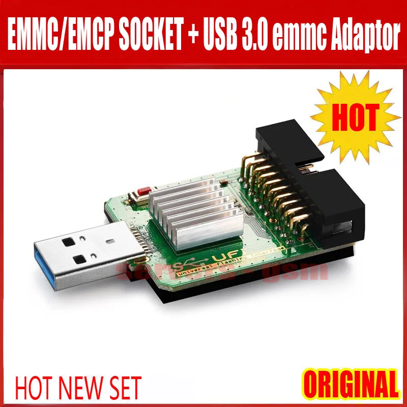 Новый оригинальный Lite USB 3 0 адаптер для emmc + EMMC/EMCP разъем (FBGA 153/169/162/186/221/254) Тесты