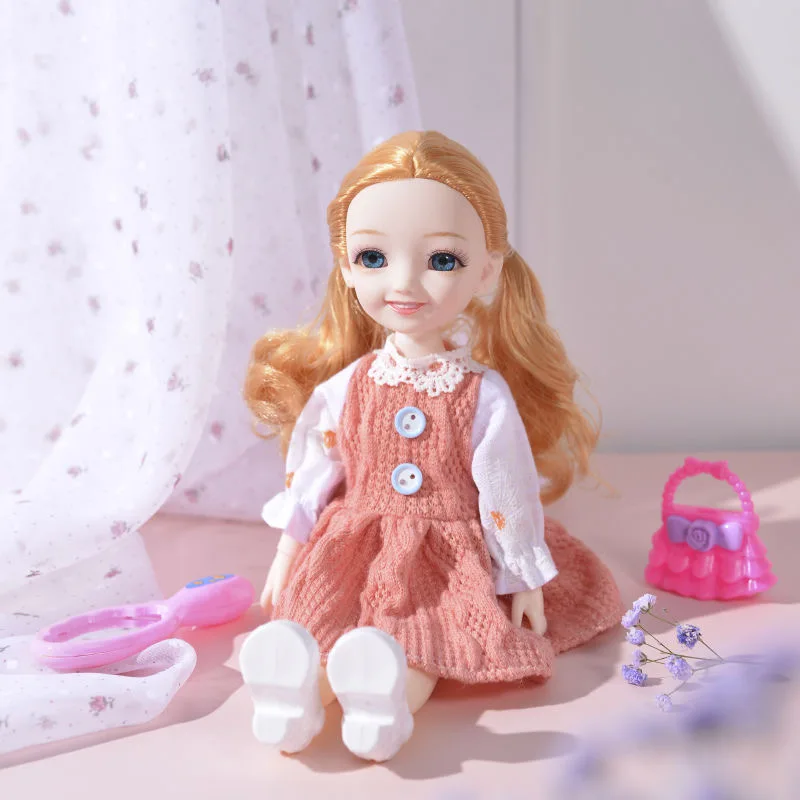 Шарнирная кукла 1/6 30 см полный комплект с модной одеждой и мягким париком милая
