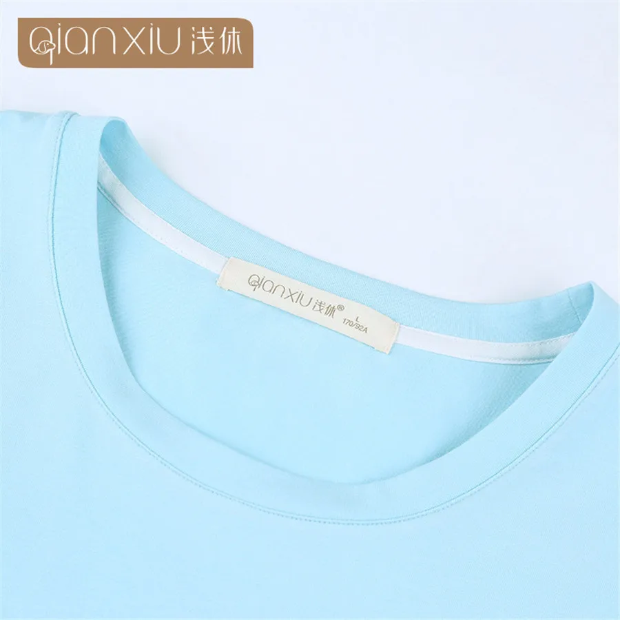 

Homewear Men 's Pajamas Set Early Summer Short-Sleeved Comfortable Cotton Printing Loose Male 2 Piece Casual Tops+Long Pants