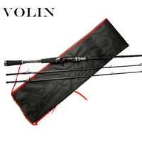 volin hot selling carbon fishing rod 2 1m 2 4m 2 tips m ml fast action casting rod lure fishing pole