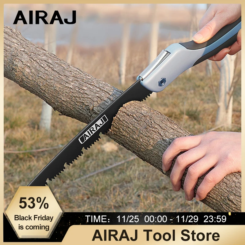 

AIRAJ Folding Saw Outdoor For Camping SK5 Grafting Pruner for Trees Chopper Garden Tools Unility Knife Hand Saw