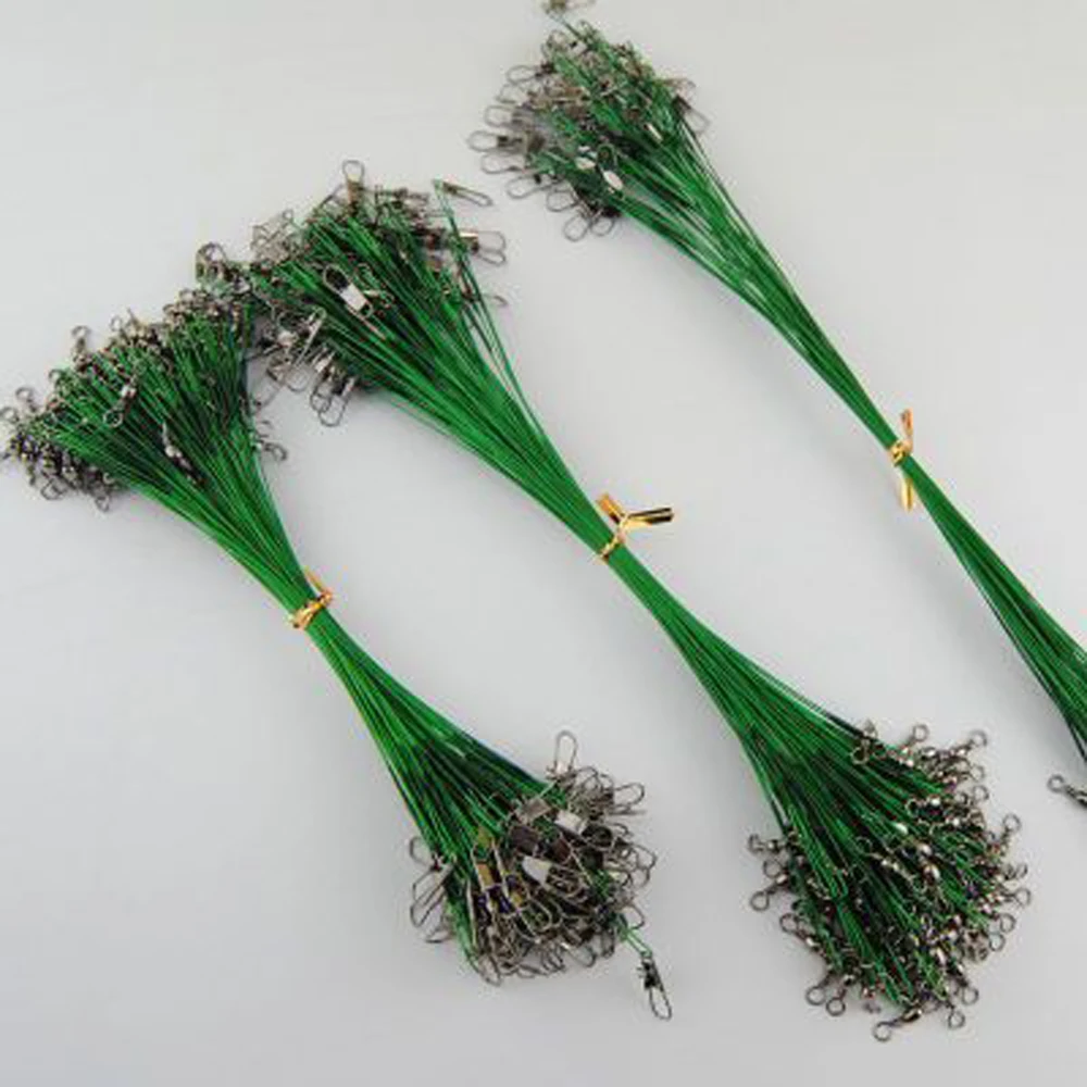 10 шт./Лот поводок для рыболовной лески из нержавеющей стали | Спорт и развлечения