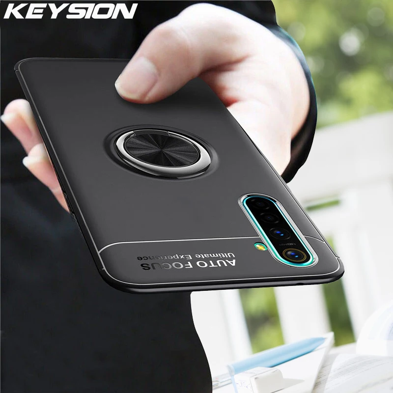Противоударный чехол KEYSION для Realme XT X X2 5 Pro Мягкая силиконовая задняя крышка