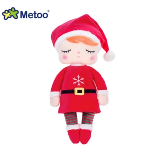 Metoo новейший Рождественский кукла с нежным кроличьим милые Животные для детей игрушки кукла Анджела для девочек на день рождения; Рождественский подарок на новогоднюю тематику, раздел