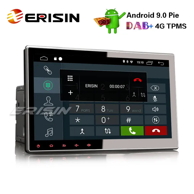 Erisin ES2910U 10 1 &quotAndroid 9 0 автомобильный стерео GPS WiFi DAB +/DVR/DTV IN DVD OBD Sat Nav 4G