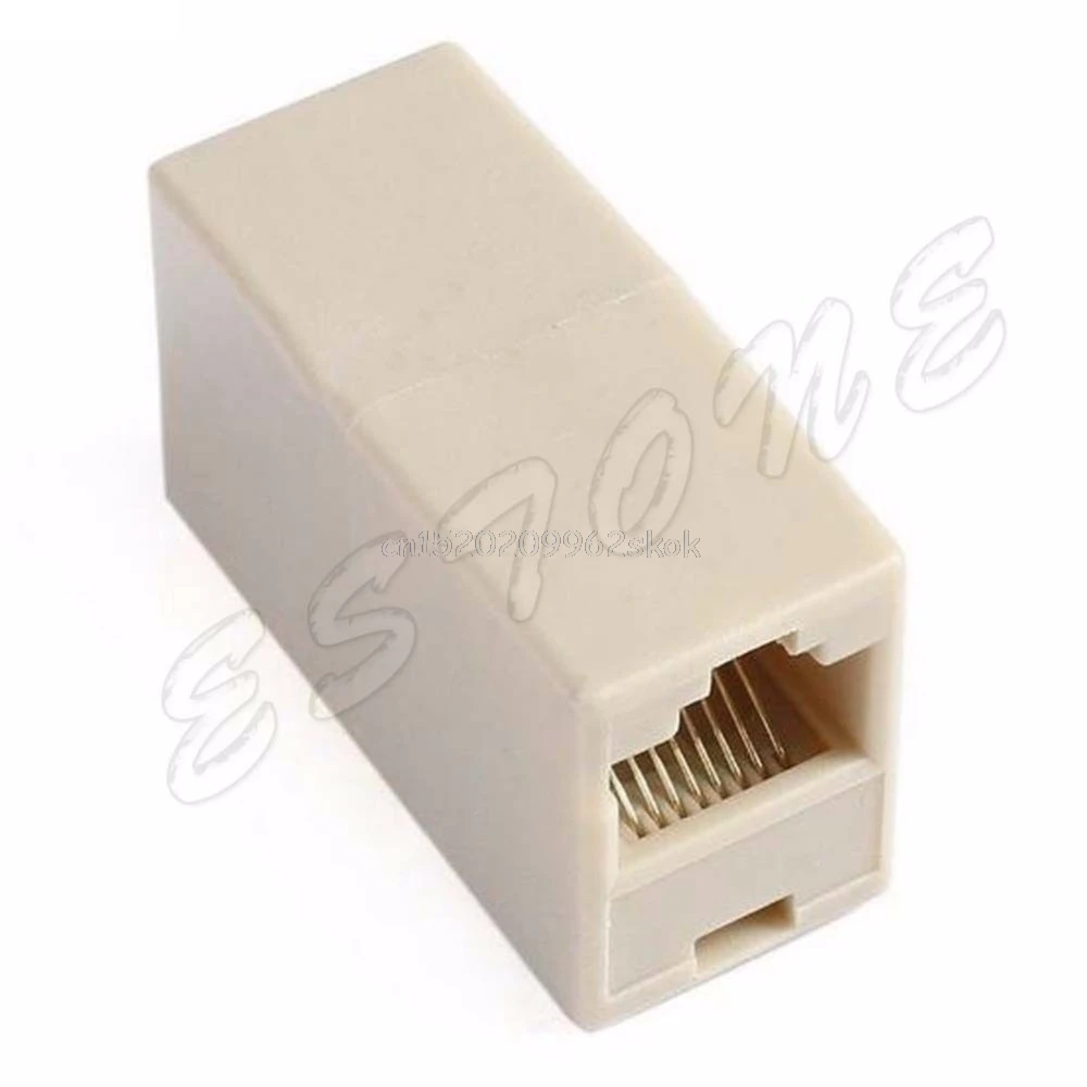 10 шт. RJ45 CAT5 Соединительный разъем сетевой LAN Кабельный соединитель расширителя