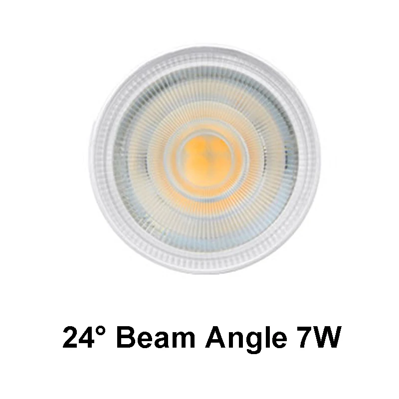 24 beam 7w Светодиодный лампочка направленного света 220V MR16 GU10 4W 6W 8W 5W 7W 2835 COB чип 24 120 180 градусов люстра со светодиодной лампой Светильник направленного света настольная лампа - Испускаемый цвет: 24 beam 7w