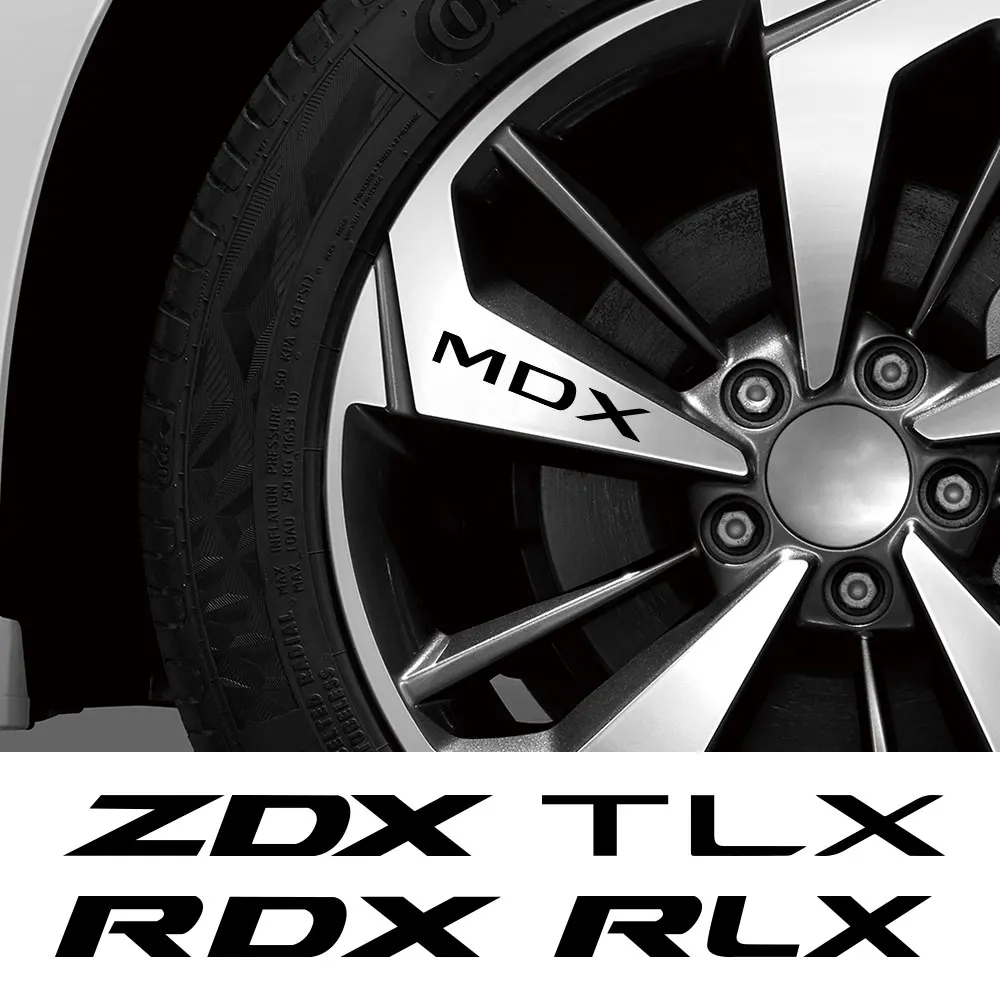 4 шт. автомобиль наклейка на обод колеса для Acura MDX ILX RDX TLX RL RLX TL TLX-L TSX ZDX Range Rover Sport