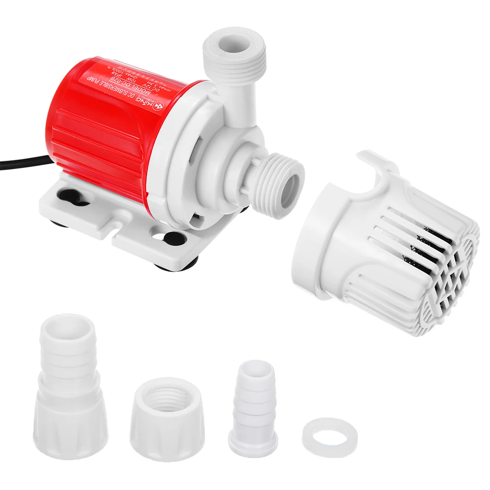 Hot Mini Submersible DC 12V Pump Brushless Water Motor 1000L/H Micro Computer for Garden Fish Pond | Обустройство дома