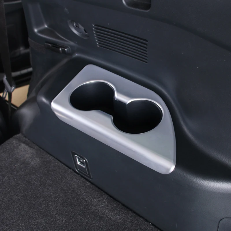 Lsrtw2017 Матовая Серебристая Рамка из АБС пластика для автомобилей 3 го ряда рамка