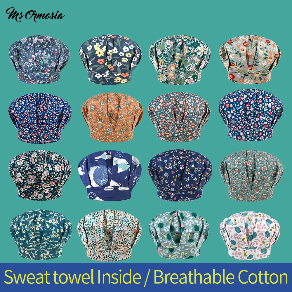 Новинка дышащие шапки с мультяшным принтом животных регулируемые для скраба