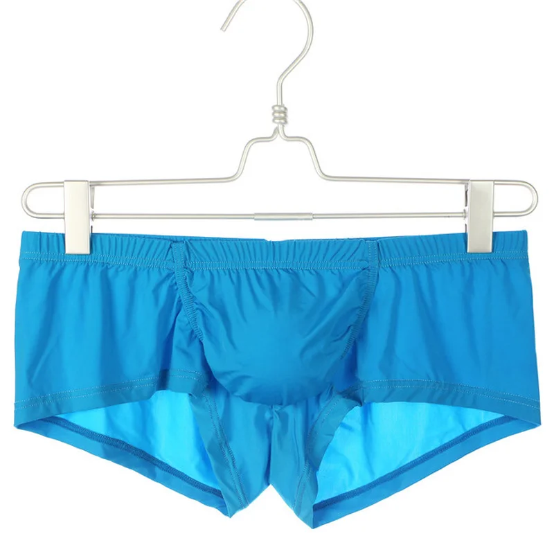 

Sexy Mens Underwear Boxers Breathable Boxer Shorts Low Rise Underpants Male Homme Panties Mini Trunks Bulge Pouch Men's Lingerie