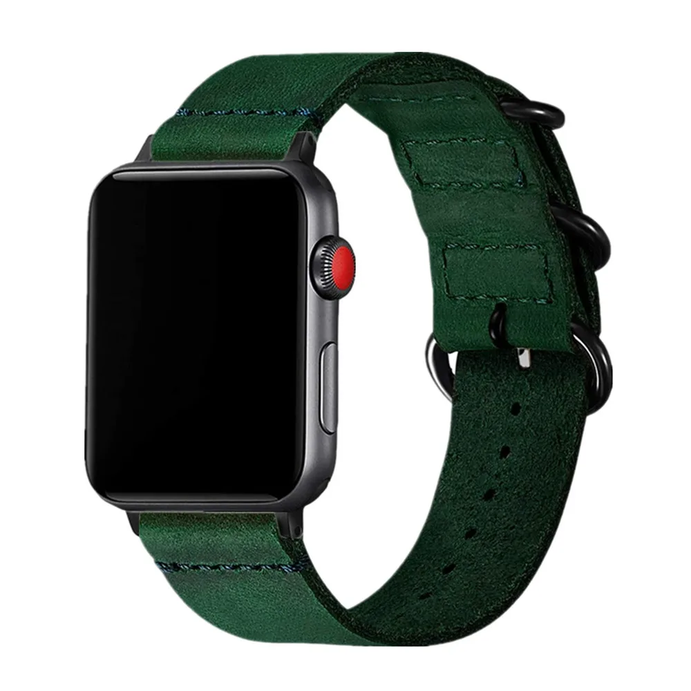 

Ремешок из коровьей кожи для apple watch band 44 мм 40 мм iwatch Series SE 6 5 4 3 2, сменный Браслет для наручных часов, Аксессуары 42 мм 38 мм
