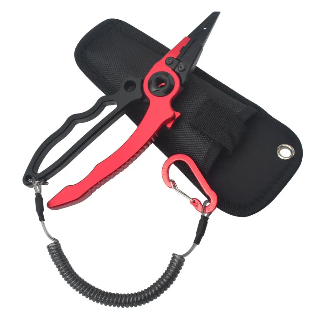 

Новый дизайн 2019, самоблокирующиеся алюминиевые многофункциональные плоскогубцы для рыбалки, рыболовные снасти, бесплатная доставка