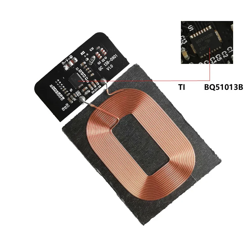 Импортный модуль приемника беспроводной зарядки TI Катушка печатной платы |