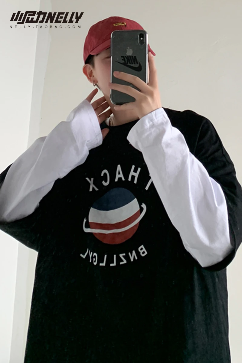 

harajuku Long Sleeve T Shirt girl Christmas Topspring autumn men anime shirt Tops Tee Women full Sleeve T-shirt Casual Female