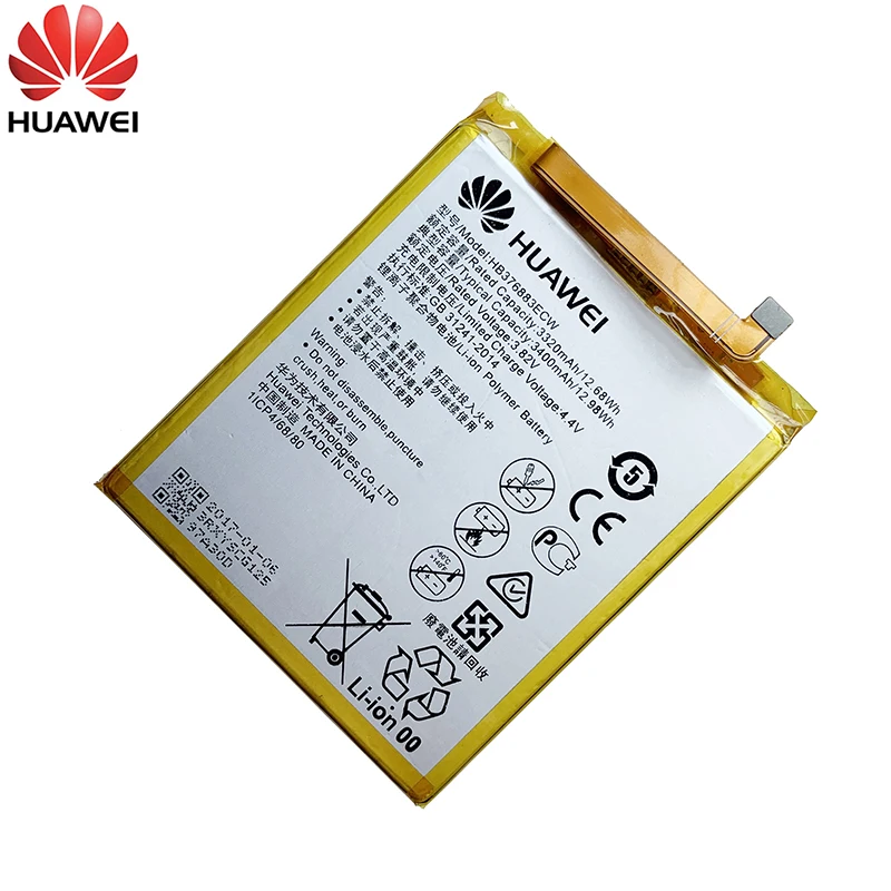Hua Wei Original Phone Battery HB376883ECW For Huawei Ascend P9 Plus P9Plus VIE-AL10 3400mAh Replacement Batteries | Мобильные