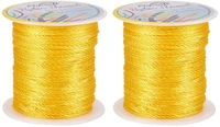 100 yards 1mm nylon cord gold metallic twisted nylon cord nylon beading cord for jewelry making and crafts